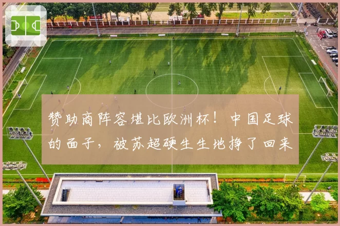 赞助商阵容堪比欧洲杯！中国足球的面子，被苏超硬生生地挣了回来
